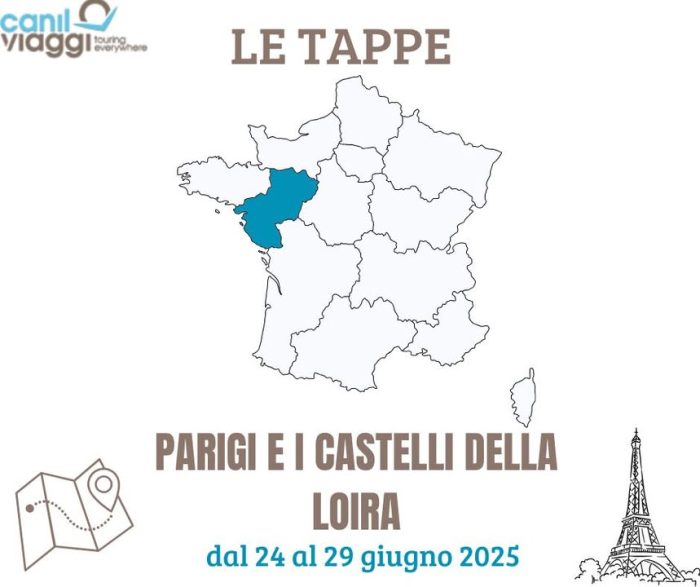 🇫🇷 PARIGI E I CASTELLI DELLA LOIRA

✨ Un viaggio tra arte, storia e meraviglia

Dal fascino rinascimentale della Valle della Loira all’eleganza senza tempo della Ville Lumière... questo itinerario è un sogno ad occhi aperti!
In sei giorni visiteremo i castelli più iconici di Francia e vivrete l’essenza autentica di Parigi, tra musei, crociere e scorci da cartolina.

📍Tappe principali:
🏰 Chambord – imponente e scenografico
🏰 Amboise – con la tomba di Leonardo da Vinci
🏰 Chenonceau – il romantico Castello delle Dame
🏰 Fontainebleau – reggia amata da re e imperatori
🌉 Parigi – crociera sulla Senna, Montmartre, Torre Eiffel
🎨 Museo del Louvre – tra capolavori e leggende
👑 Versailles – sontuosa e spettacolare

💼 Tutto incluso:
✔️ Trasferimenti da e per gli aeroporti
✔️ Volo a/r da Venezia
✔️ Hotel 4⭐ con prima colazione e cene
✔️ Ingressi a castelli, Louvre e Versailles
✔️ Crociera sulla Senna + funicolare Montmartre
✔️ Guida/accompagnatore + auricolari
✔️ Assicurazione medico/bagaglio/annullamento

📅 Dal 24 al 29 giugno 2025
💶 € 1.950 fino a esaurimento posti

👉 https://www.canilviaggi.it/prodotto/parigi-e-i-castelli-della-loira/

📲 Scrivici ora per riservare il tuo posto!

Per info e costi, contattaci!
Info & contatti
☎ 042430068
📧 info@canilviaggi.it
BUON VIAGGIO !!!