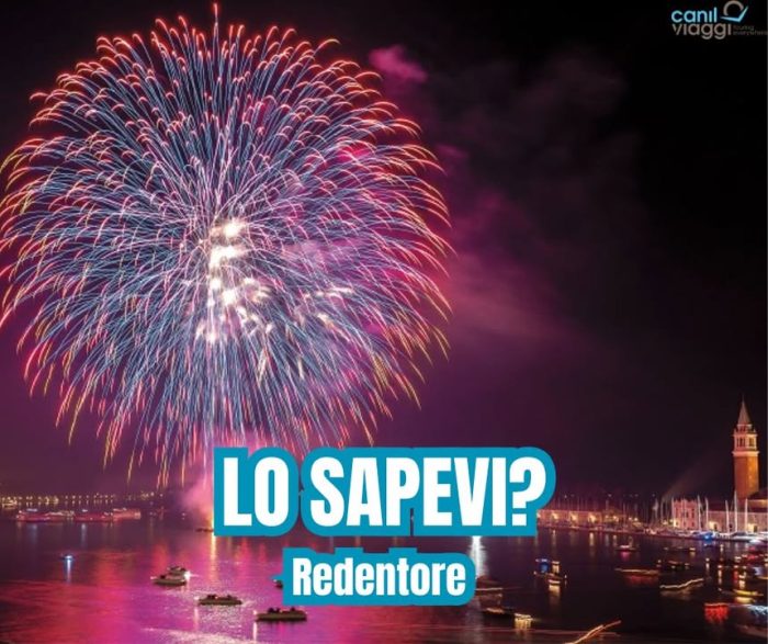 Lo sapevi? La Festa del Redentore ha origini antiche...

🎭 Nata nel 1577 come ex voto per la fine della peste, la Festa del Redentore è oggi una delle celebrazioni più amate dai veneziani.

⛪ Viene allestito un ponte votivo che collega le Zattere con la chiesa del Redentore alla Giudecca, e la città si trasforma in una scenografia incantata.

💡 Il momento più atteso? I fuochi d’artificio che illuminano la laguna sabato sera!

 Noi ci saremo sabato 19 luglio per vivere la magia del Redentore direttamente dalla laguna...

🙋 E tu? Vieni con noi a vedere Venezia brillare sotto i fuochi d’artificio?

Noi ci saremo sabato 19 luglio per vivere la magia del Redentore direttamente dalla laguna...

🙋 E tu? Vieni con noi a vedere Venezia brillare sotto i fuochi d’artificio?

🎆 Un’esperienza indimenticabile ti aspetta:

🚌 viaggio in pullman Gran Turismo
🛥️ navigazione in motonave nella laguna di Venezia
🍸 aperitivo a bordo al tramonto
🍽️ cena in ristorante con bevande incluse
🎶 musica e animazione per tutta la serata
👩‍💼 accompagnatore per vivere tutto senza pensier

👉 https://www.canilviaggi.it/prodotto/la-festa-del-redentore-a-venezia/

Per info e costi, contattaci!
Info & contatti
☎ 042430068
📧 info@canilviaggi.it
BUON VIAGGIO !!!
