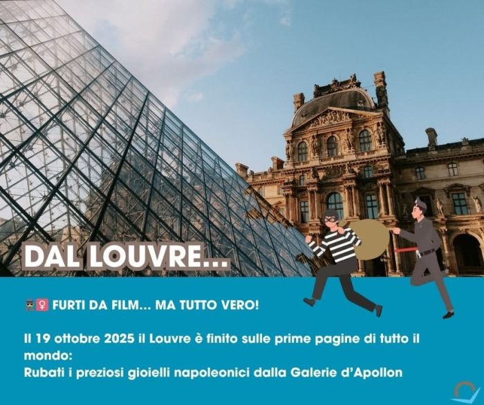 🕵️♀️ Non tutti sanno che… anche l’arte può finire al centro di veri colpi da film
🎨 Il 19 ottobre 2025 al Louvre sono stati rubati preziosi gioielli napoleonici dalla storica Galerie d’Apollon.
📍 Noi invece l’arte la viviamo dal vivo, senza travestimenti da ladri… ma con un pullman per Villa Manin a Codroipo 😉
👉 “CONFINI: Da Gauguin a Hopper”
https://www.canilviaggi.it/prodotto/confini-da-gauguin-a-hopper/
🗓️ Domenica 11 gennaio 2026
🚌 Partenze da Bassano del Grappa, Castelfranco Veneto e Montebelluna
💰Entro il 30 novembre €70,00
📞 Vuoi partire con noi?
📲 WhatsApp → 0424 30068
📧 info@canilviaggi.it